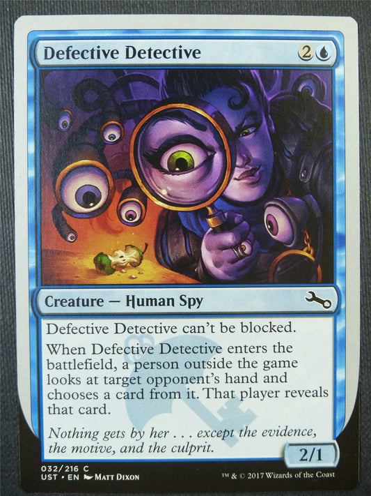 Defective Detective - Unstable - Mtg Card #5OH