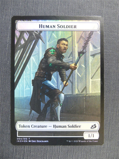 Cat / Human Soldier Token Foil - IKO - Mtg Card