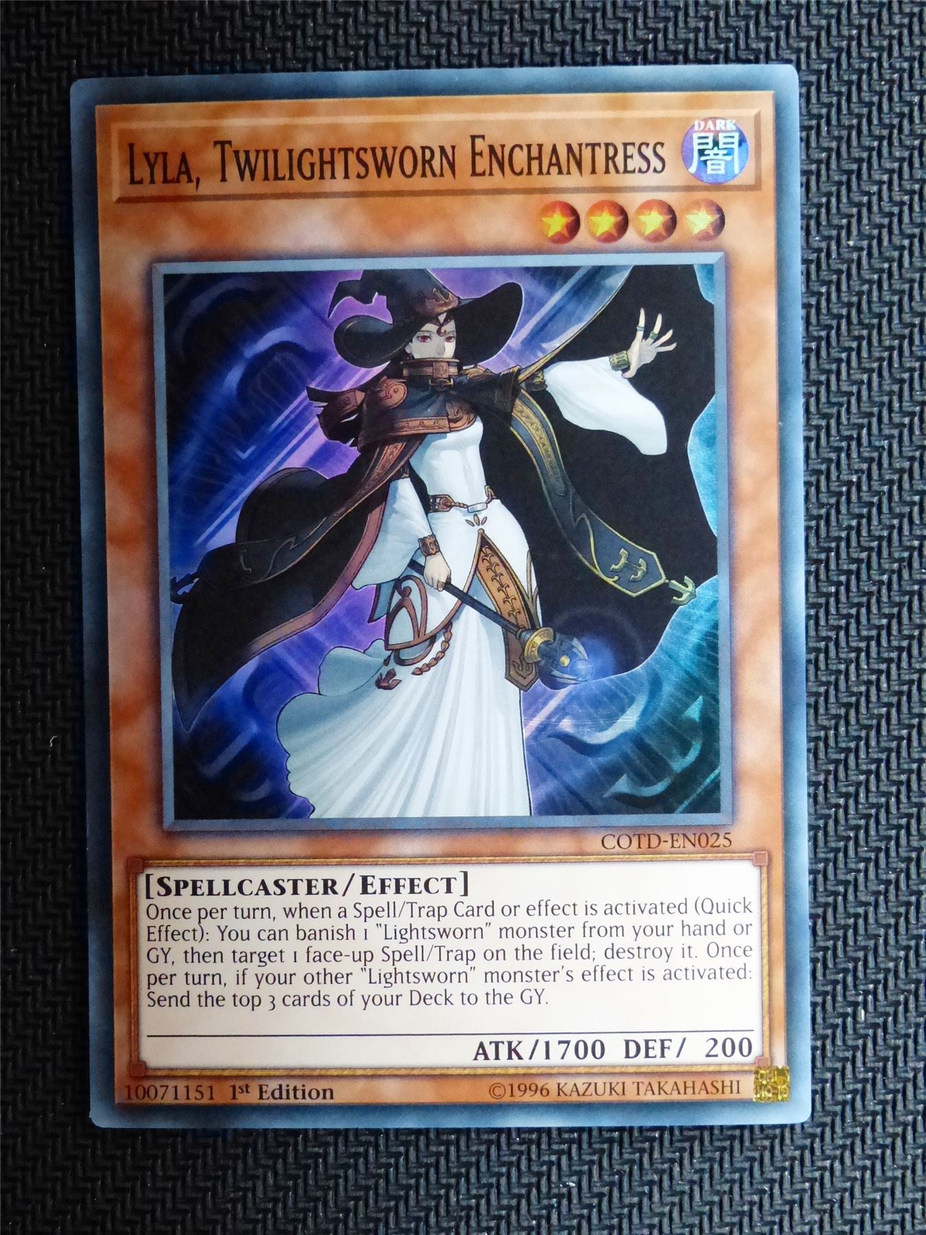 Lyla Twilightsworn Enchantress - COTD - Super Rare - Yugioh Card # 1G90