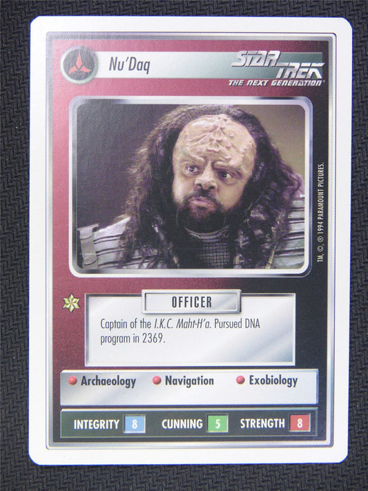 Nu Daq White Border - Star Trek Next Gen Card  #4P5