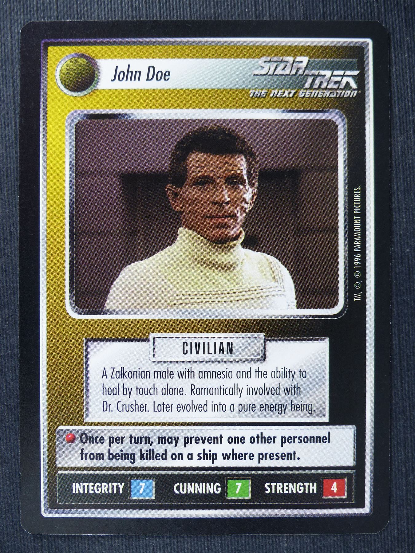 John Doe - NG - Star Trek Cards #15V