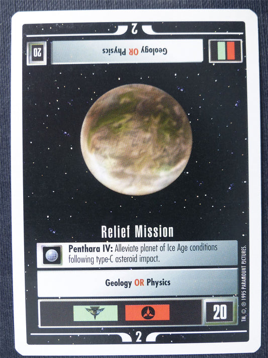 Relief Mission - Star Trek Cards #132