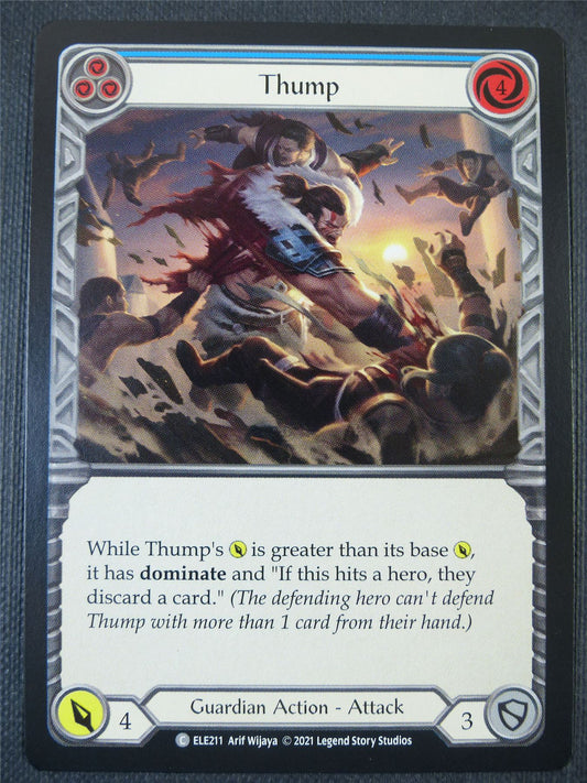 Thump - Blue - Tales of Aria 1st ed - Flesh and Blood Card #657