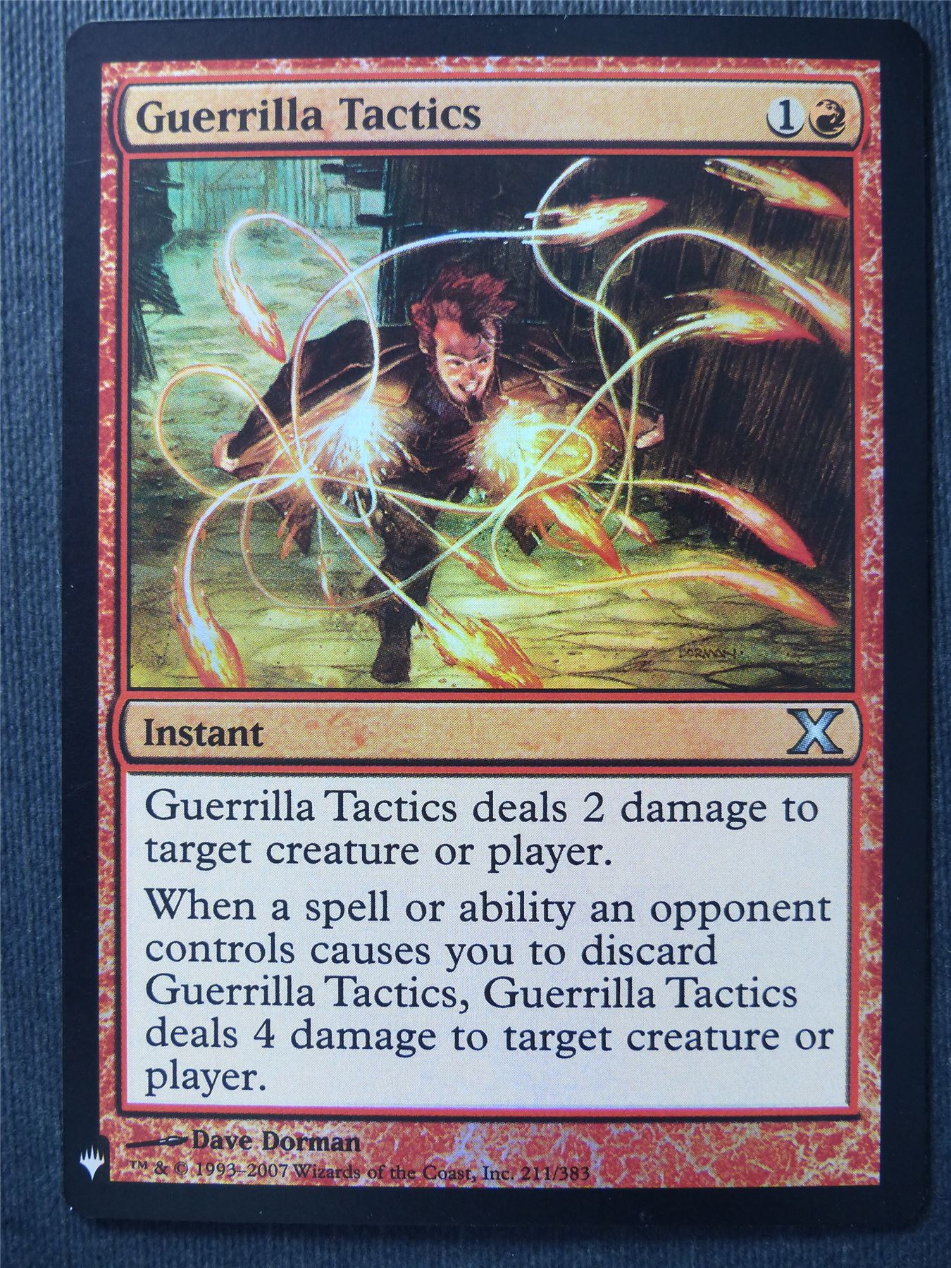 Guerilla Tactics Foil - Mtg Magic Cards #1G6