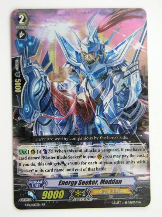 Vanguard Cards: ENERGY SEEKER, MADDAN BT16 RR # 35F52