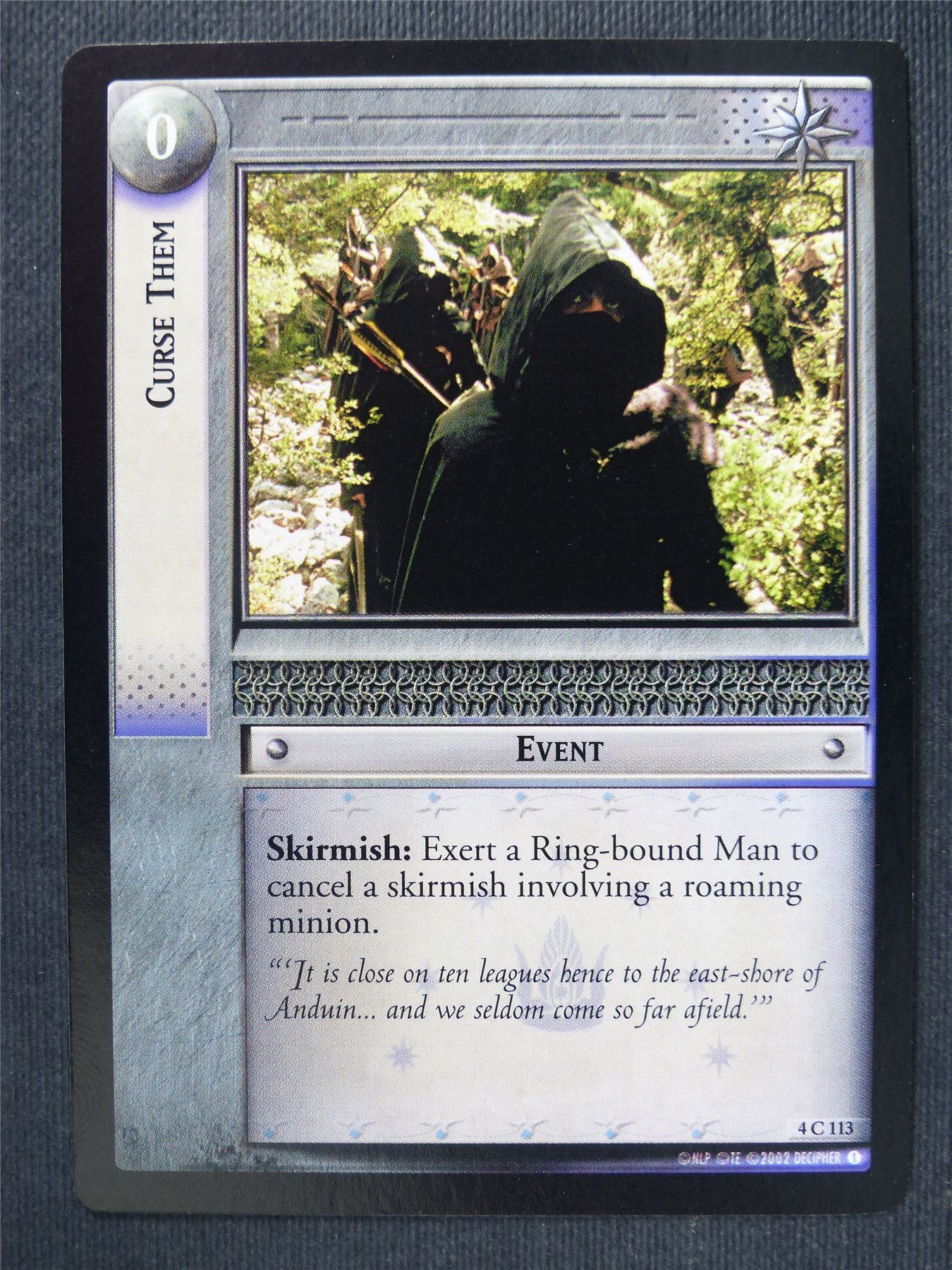 Curse Them 4 C 113 - LotR Cards #3KX