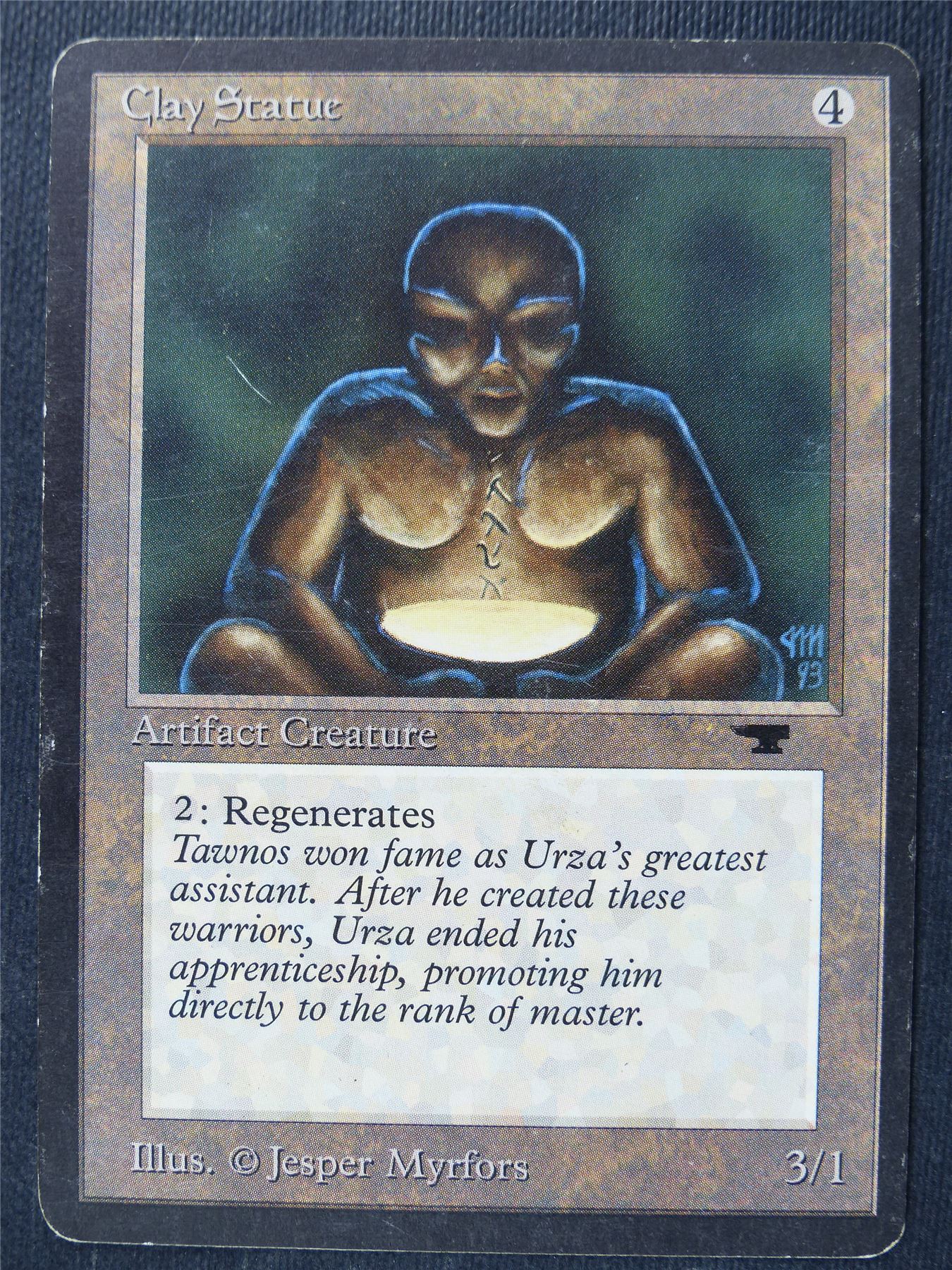 Clay Statue well played - Antiquities - Mtg Magic Cards #2GD