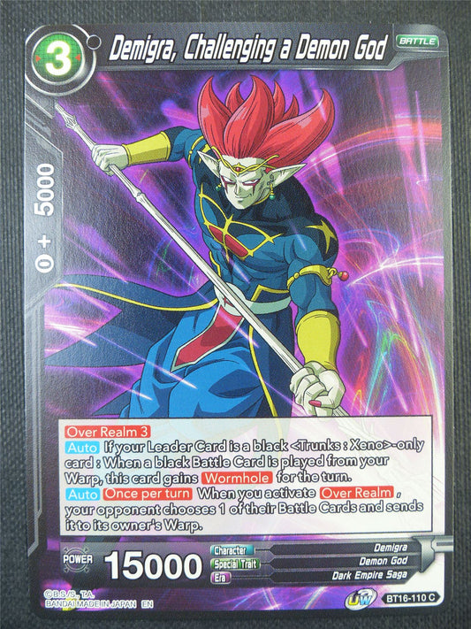 Demigra Challening a Demon God - Dragon Ball Super Card #804