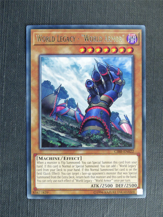 World Legacy World Armor CIBR Rare - Yugioh Cards #101