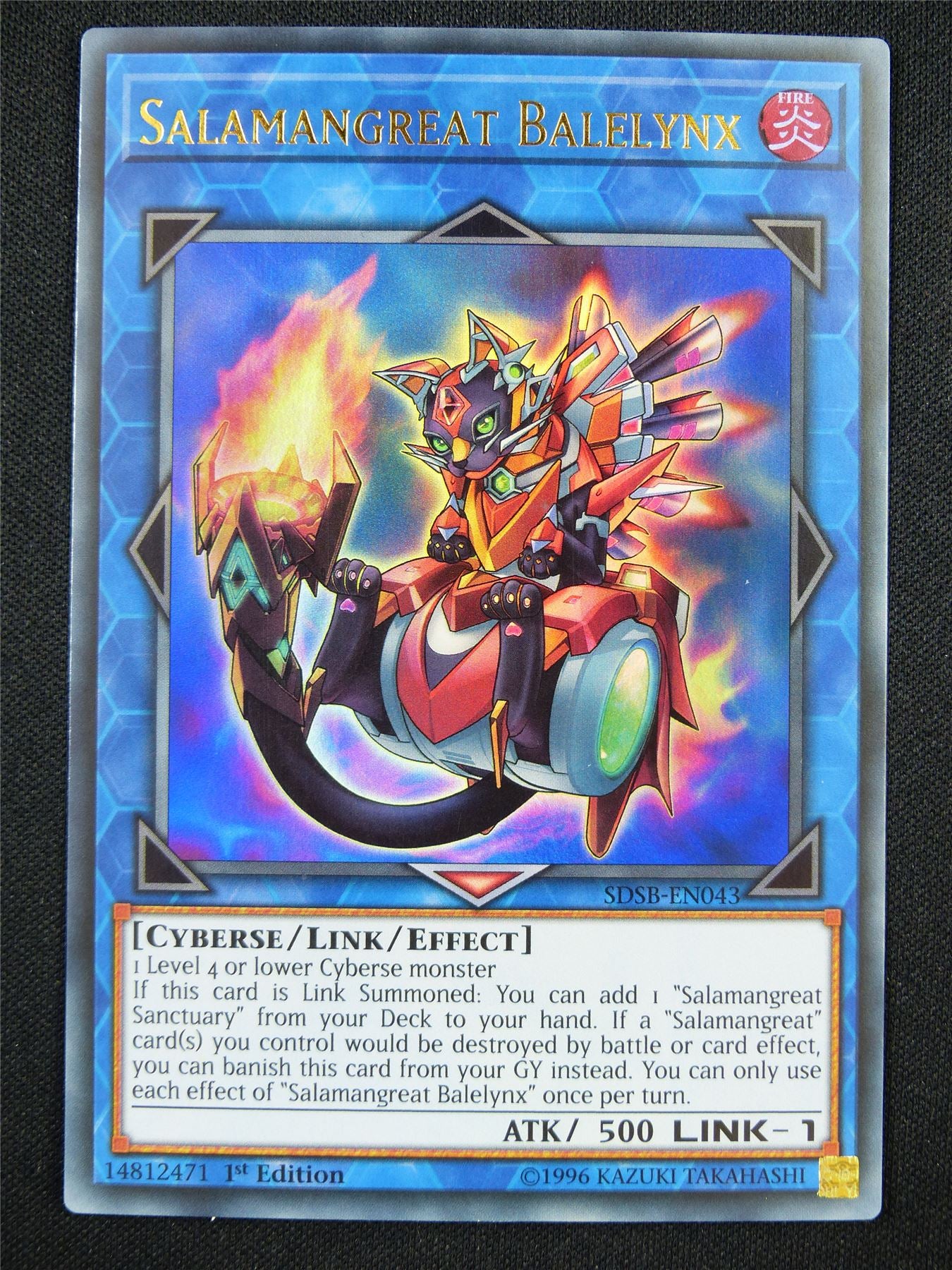 Salamangreat Balelynx SDSB Ultra Rare - 1st ed Yugioh Card #17B