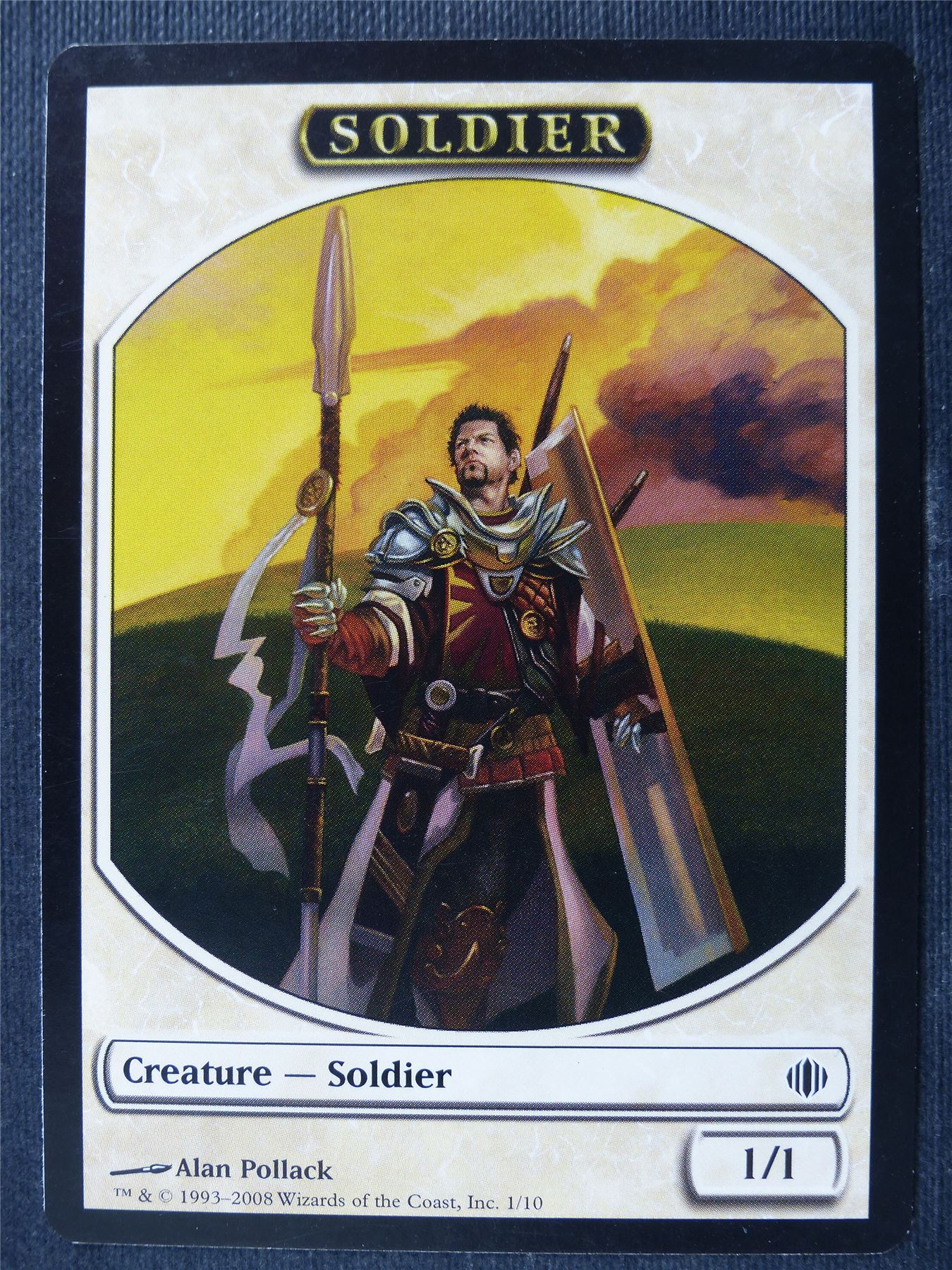 Soldier Token - Mtg Card #3ZS