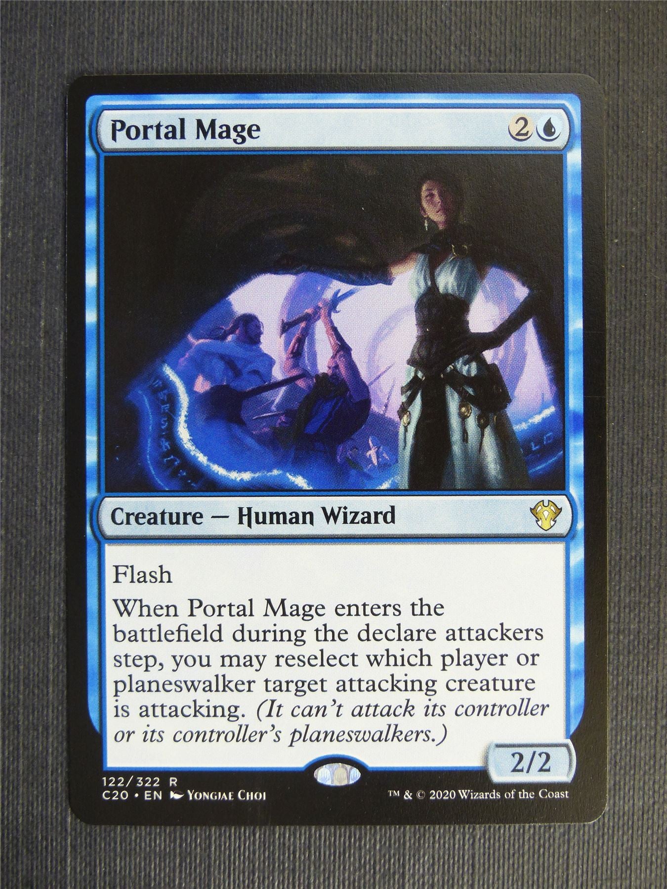 Portal Mage - C20 - Mtg Card