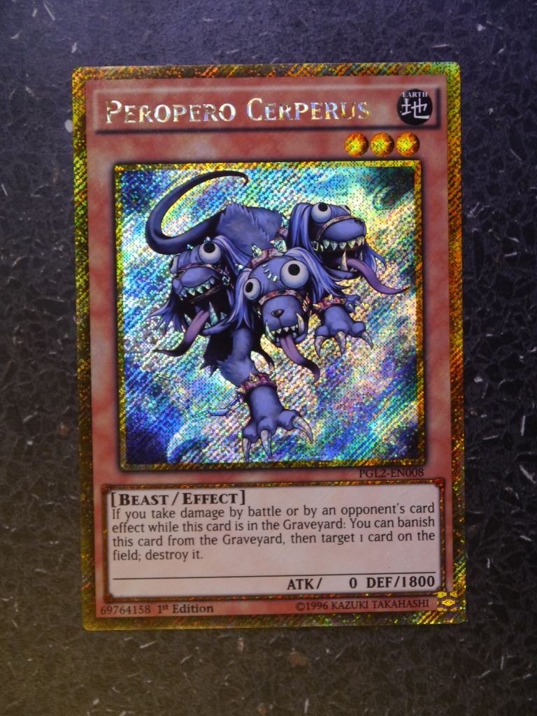 Yugioh Cards:PEROPERO CERPERUS PGL2  GOLD  RARE # 2H72