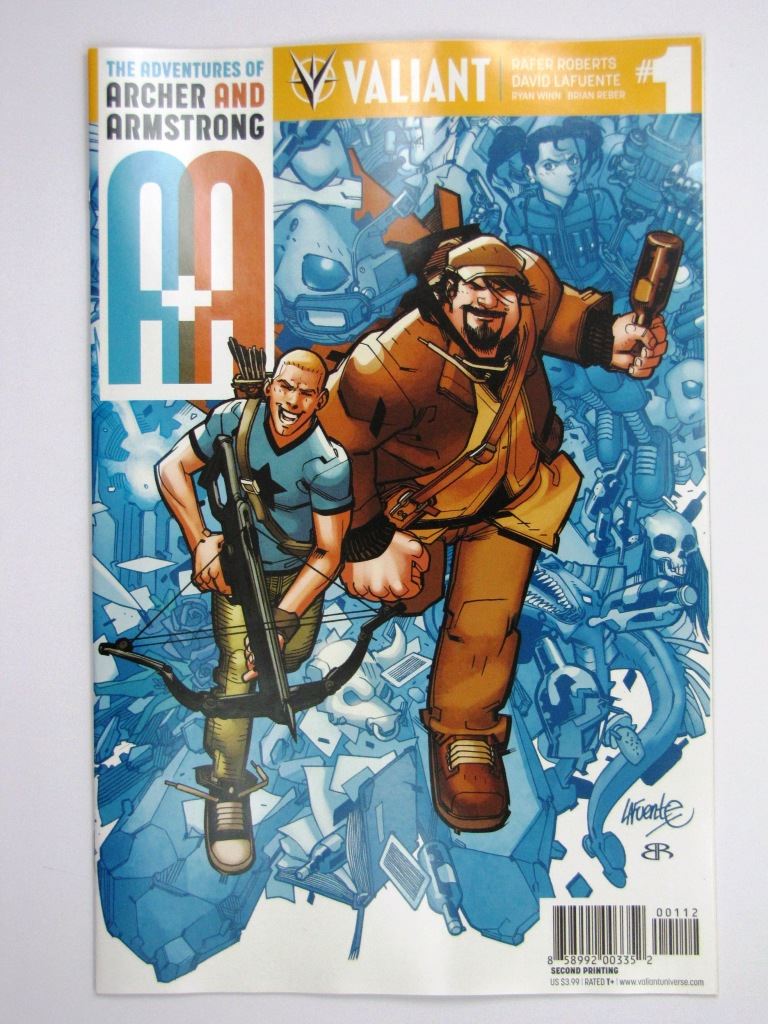 Valiant Comics: A&A: THE ADVENTURES OF ARCHER AND ARMSTRONG #1 MARCH 2016 # 8I93