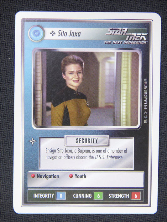 Sito Jaxa White Border - Star Trek Next Gen Card #4OE