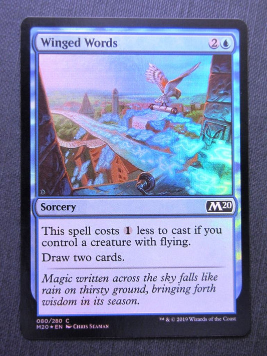 Winged Words Foil - Mtg Magic Cards #81