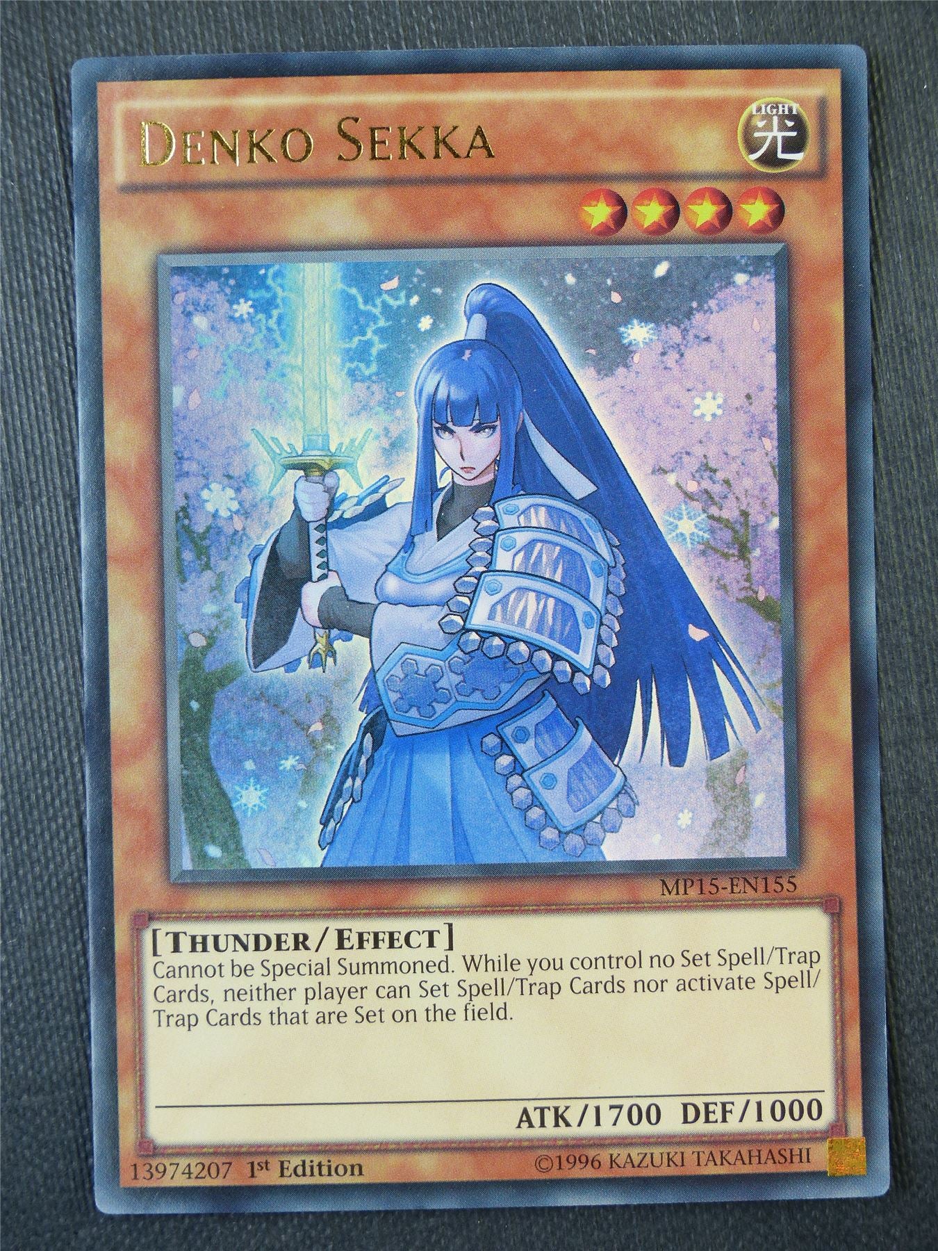 Denko Sekka MP15 Ultra Rare - 1st ed Yugioh Card #76L