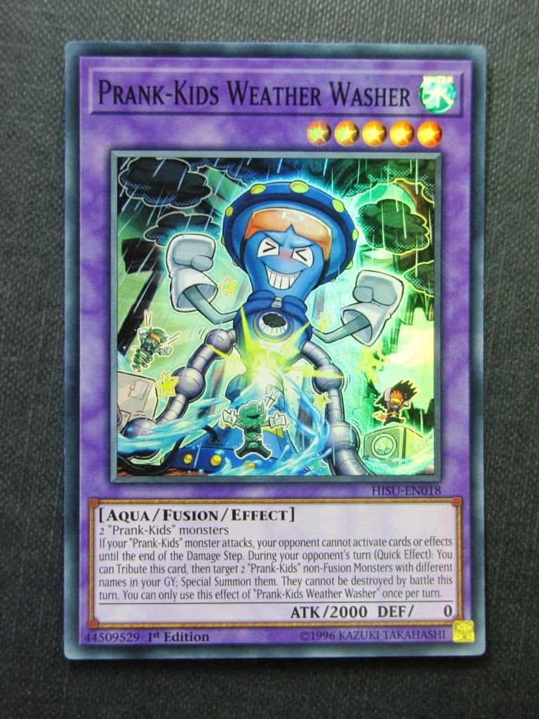 Prank-Kids Weather Washer HISU Super Rare - 1st ed - Yugioh Cards #1N2