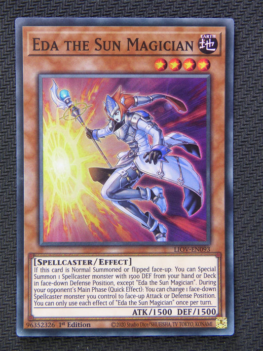 Eda the Sun Magician LIOV - Super Rare - Yugioh Card #5UI