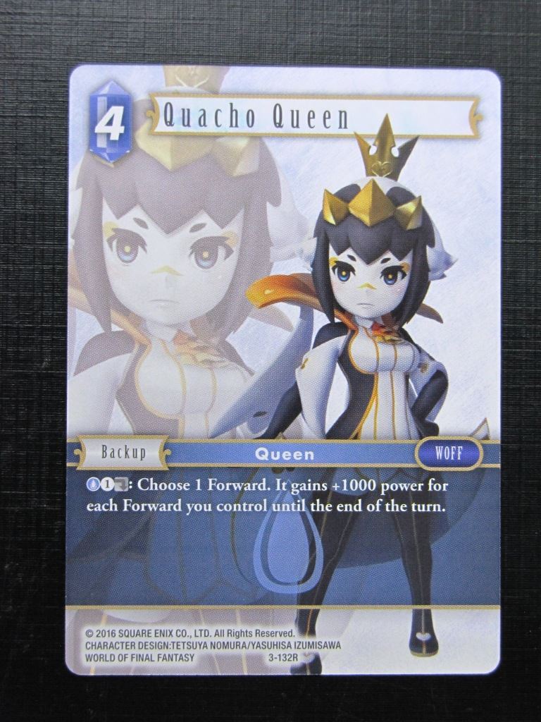 Final Fantasy Cards: QUACHO QUEEN 3-132R # 2J70