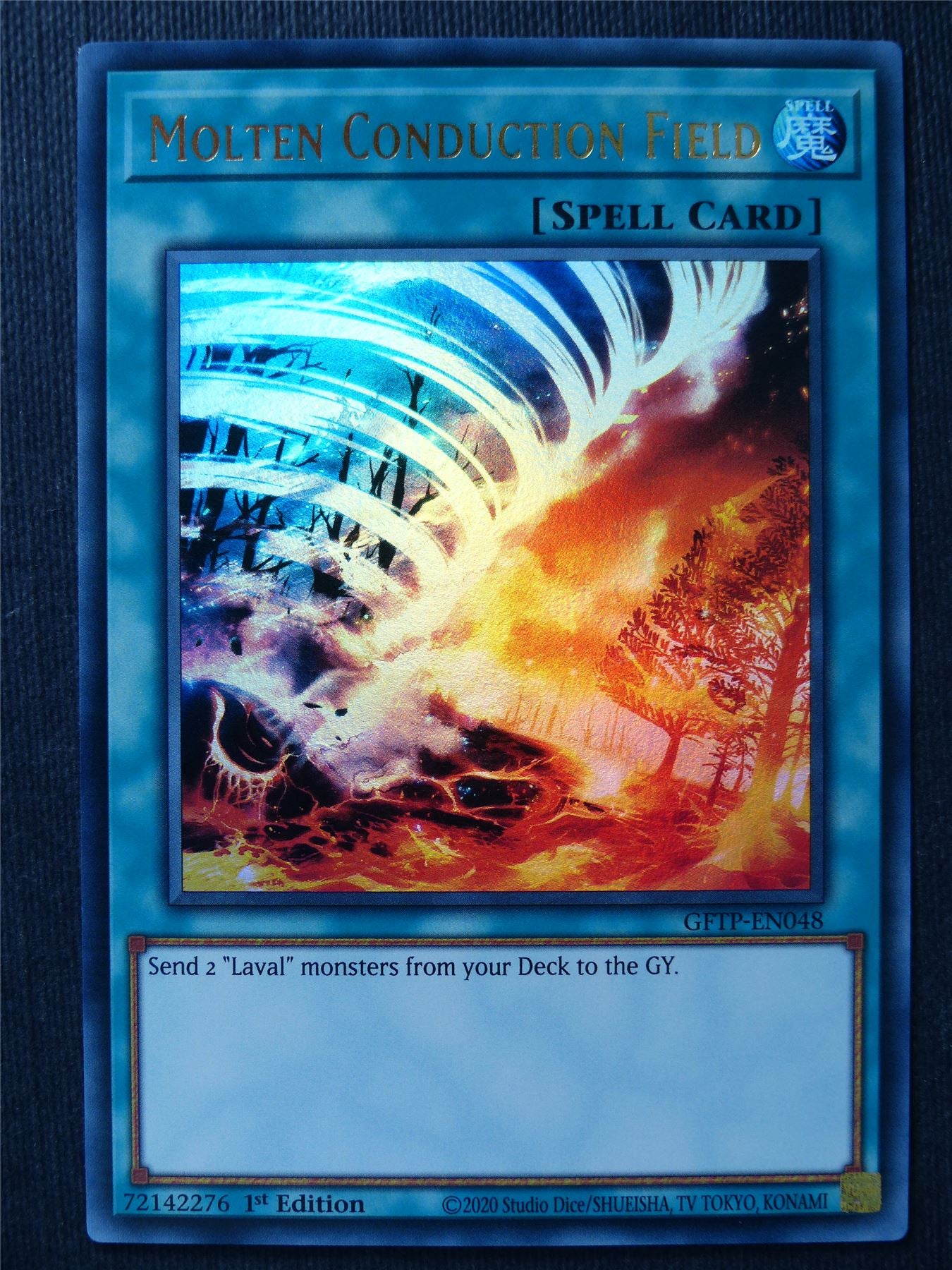 Molten Conduction Field GFTP Ultra Rare - 1st ed - Yugioh Cards #IO