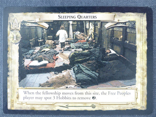 Sleeping Quarters 7 U 333 - played - LotR Cards #GZ