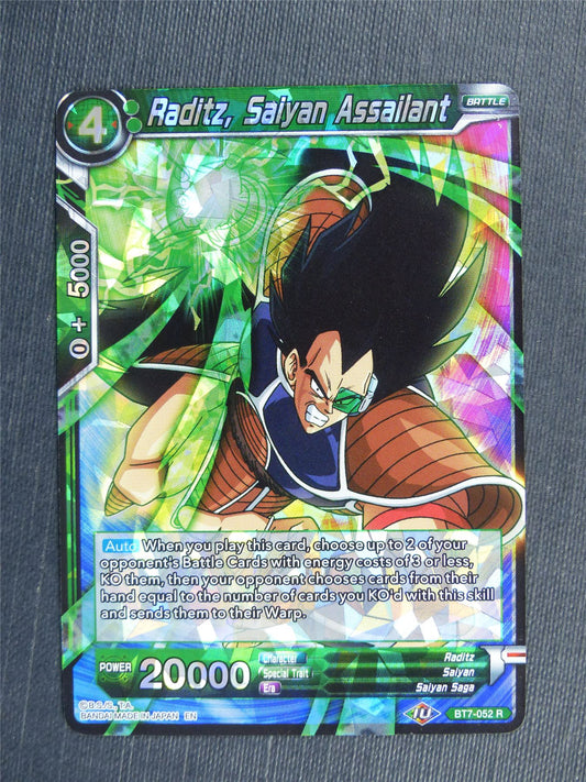 Raditz Saiyan Assailant R - Dragon Ball Super Cards #44Q