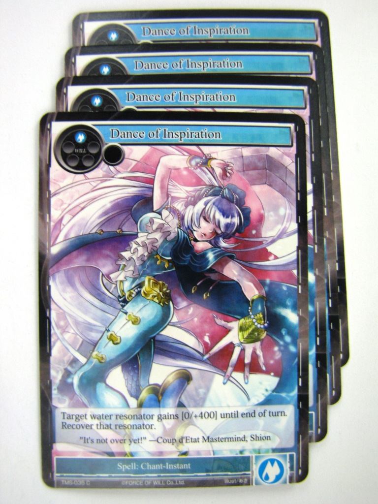 Force of Will Cards: DANCE OF INSPIRATION x4 # 7I75