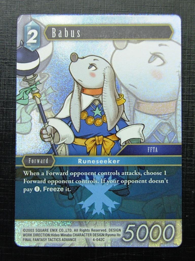 Babus 4-042C - Foil - Final Fantasy Card # 10J26