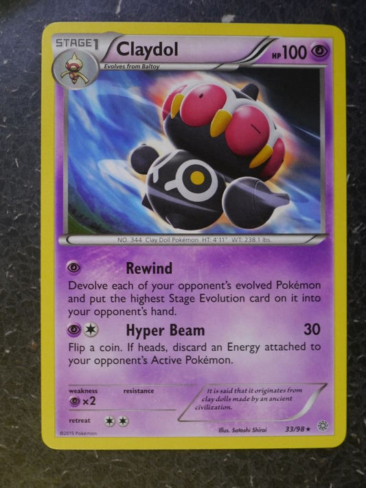 Pokemon Cards: CLAYDOL 33/98 RARE # 5J99