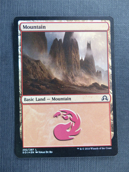 Mountain 292/297 Foil - Mtg Magic Cards #4CS