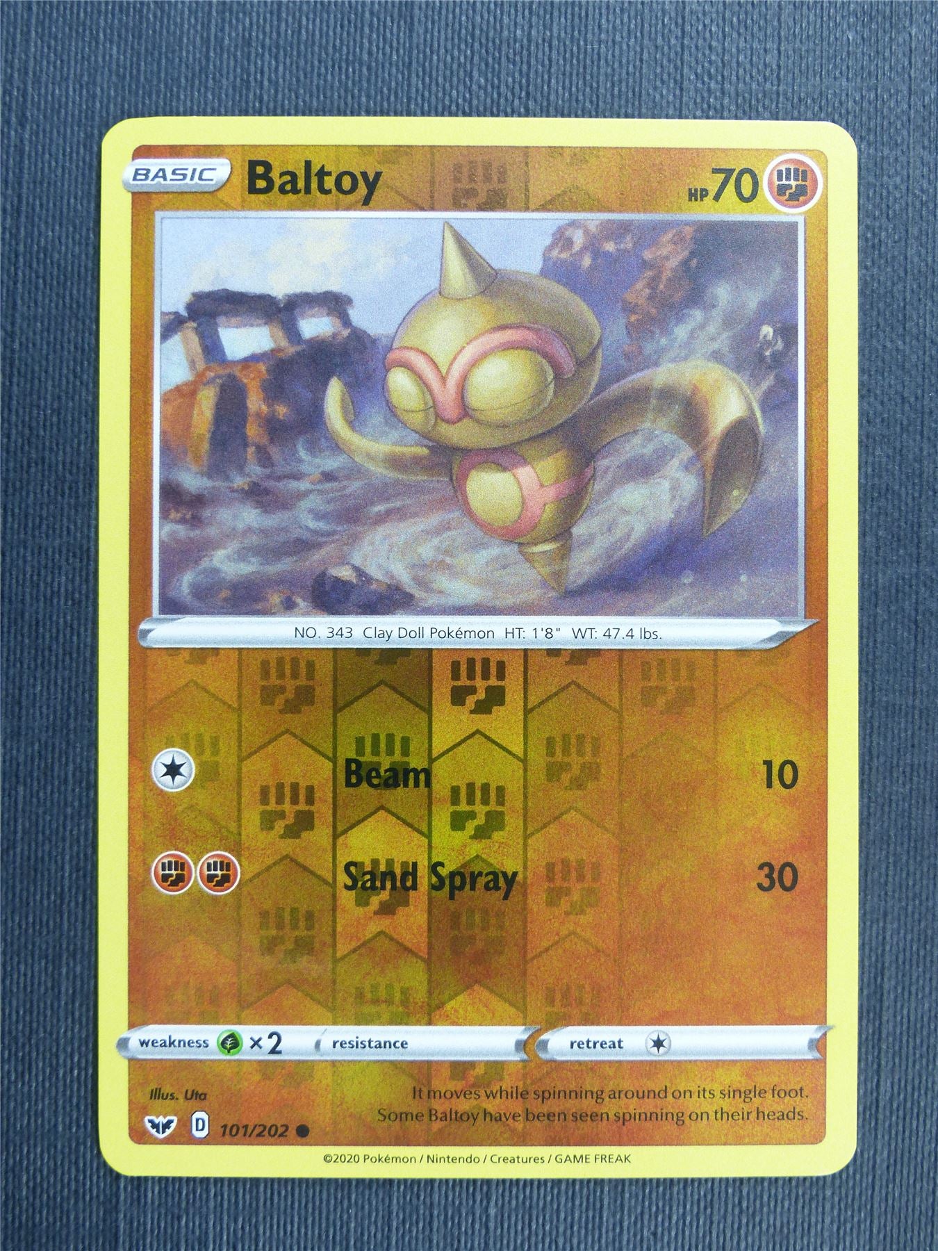 Baltoy 101/202 Reverse Holo - Pokemon Cards #31B