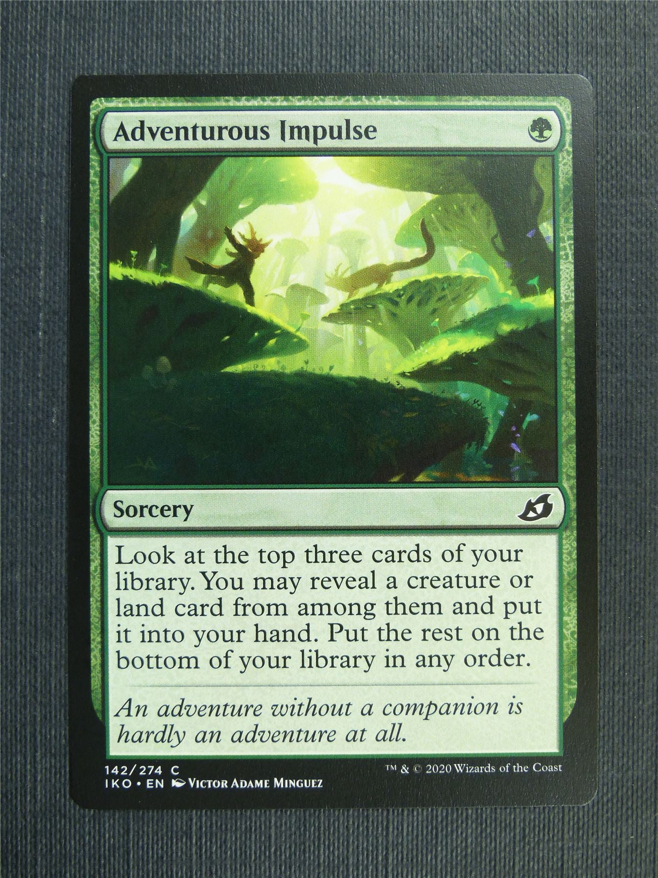 Adventurous Impulse - IKO Mtg Card