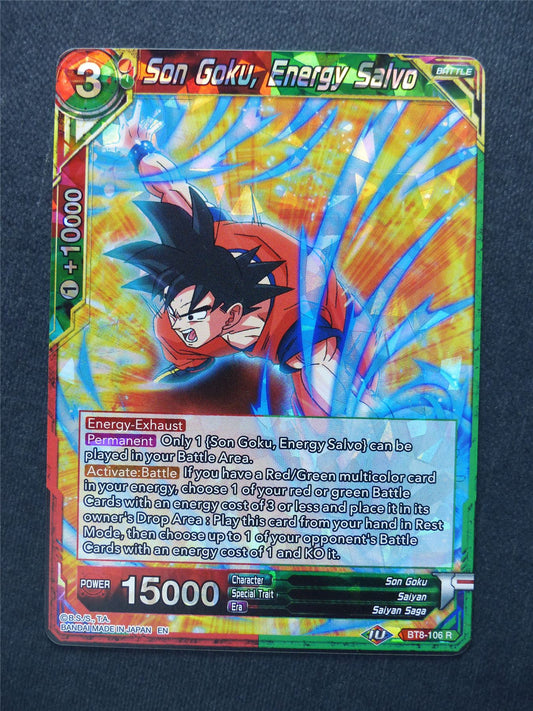 Son Goku Energy Salvo - Dragon Ball Super Cards #ZZ