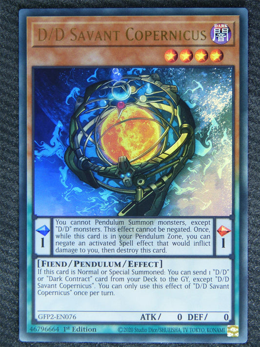 D/D Savant Copernicus GFP2 Ultra Rare - 1st ed - Yugioh Card #80R