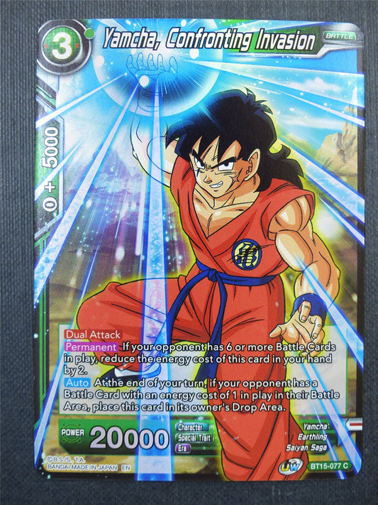 Yamcha Confronting Invasion Foil - Dragon Ball Super Card #4AK