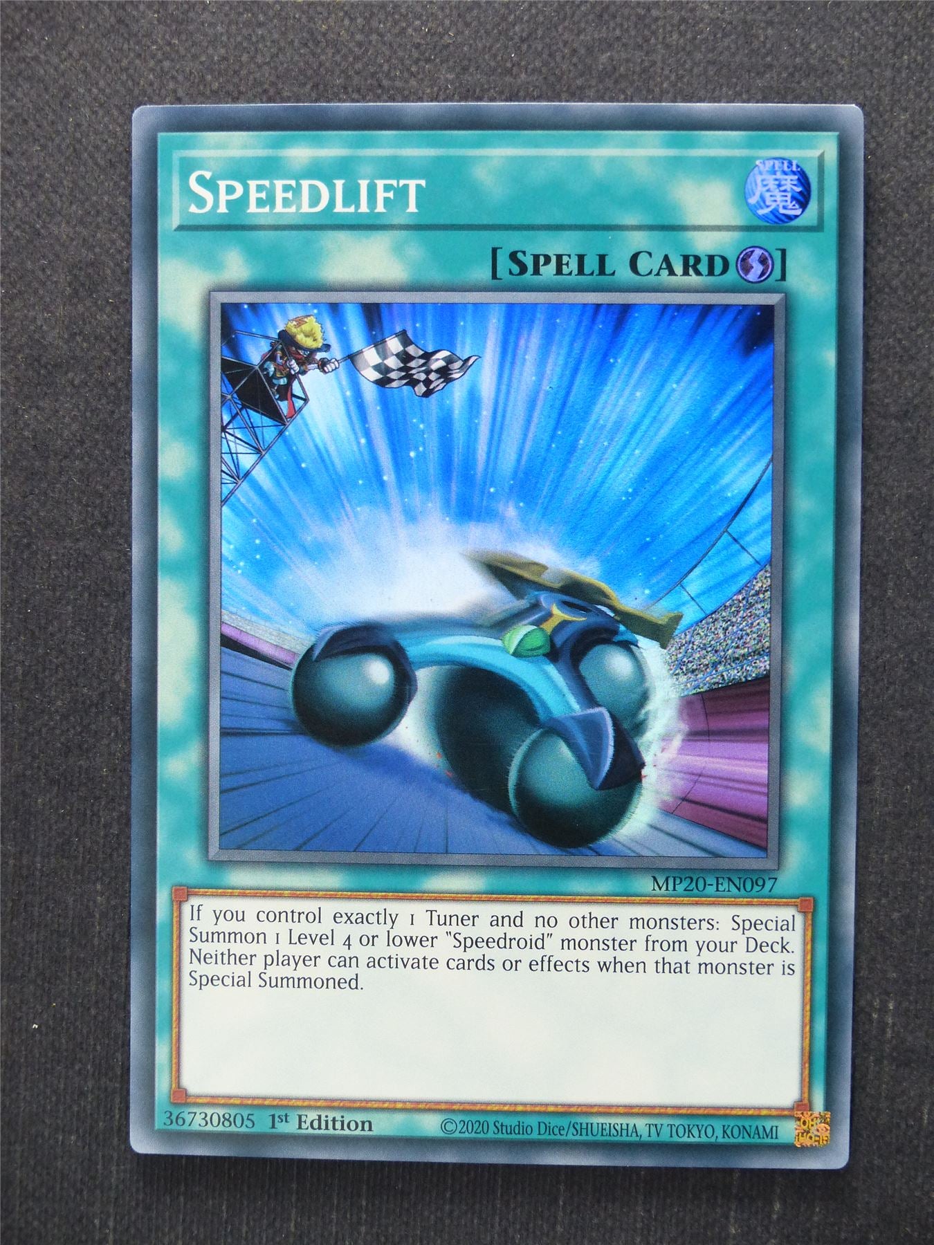 Speedlift MP20 Super Rare - 1st ed - Yugioh Cards #M8