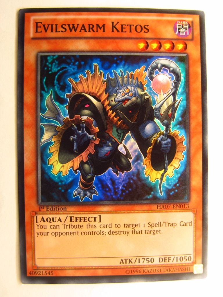 EVILSWARM KETOS HA07 SUPER RARE - Yugioh Card