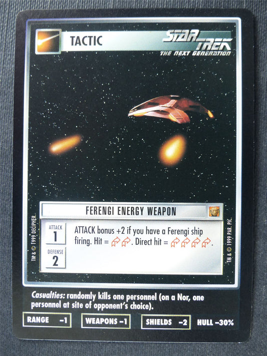 Ferengi Energy Weapon - NG - Star Trek Card #4X6