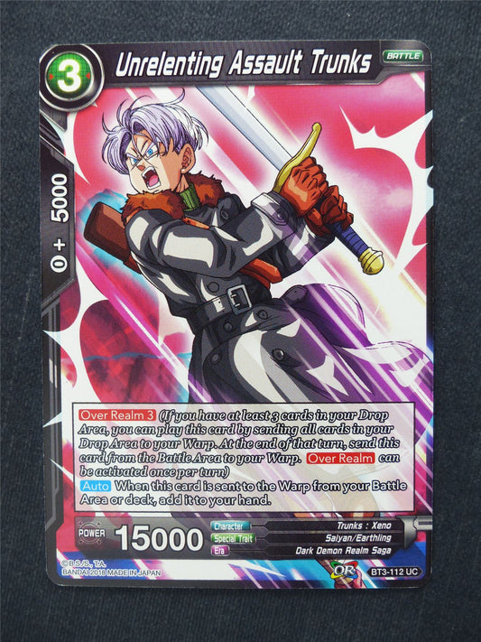 Unrelenting Assault Trunks - Dragon Ball Super Cards #FW