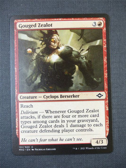 Gouged Zealot - Mtg Card #51L