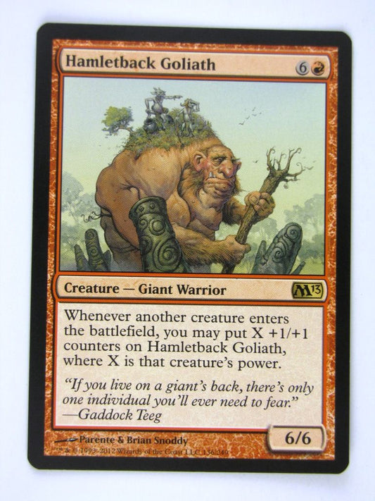 MTG played Cards: HAMLETBACK GOLIATH # 13H65