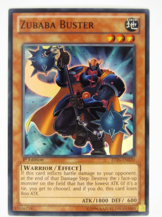 Yugioh Cards: ZUBABA BUSTER ZTIN SUPER RARE # 21G25