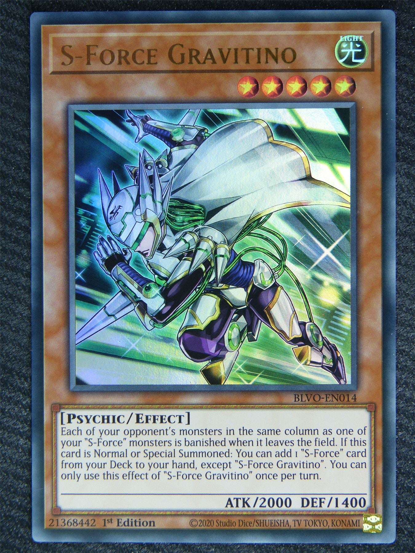 S-Force Gravitino BLVO Ultra Rare - 1st ed - Yugioh Card #80G