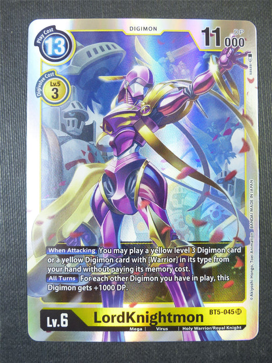 LordKnightmon BT5-045 SR - Digimon Card #1YN