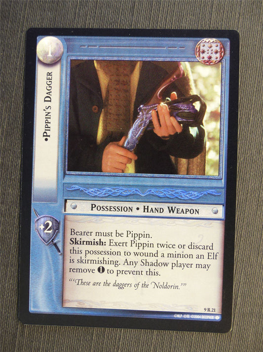 Pippin's Dagger 9 R 21 Foil - LotR Cards #66F