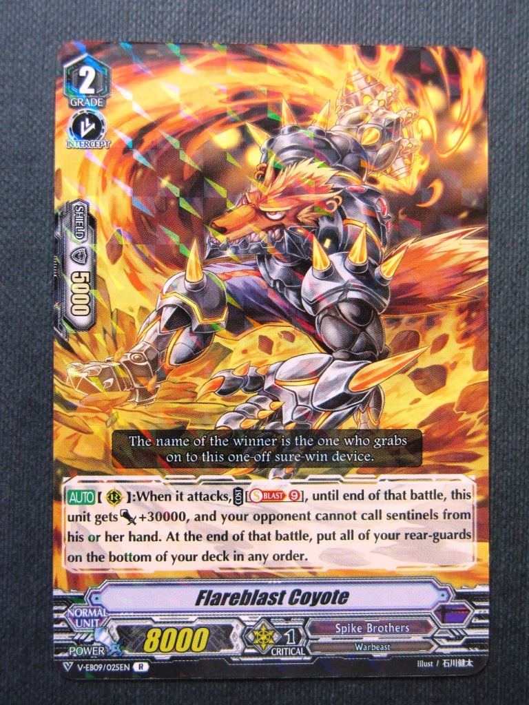 Flareblast Coyote V-EB09 R - Vanguard Cards #2CF