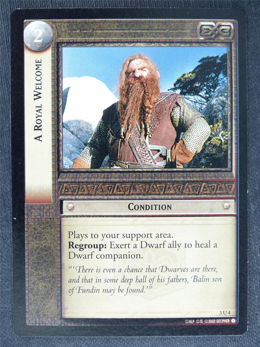 A Royal Welcome 3 u 4 - played - LotR Cards #TM