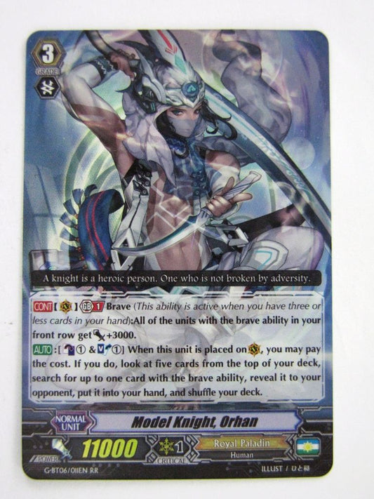 Vanguard Cards: MODEL KNIGHT, ORHAN G-BT06 RR # 9H13