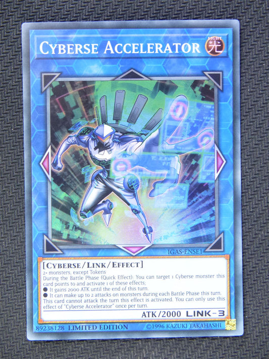 Cyberse Accelerator IGAS Super Rare Limited Ed - Yugioh Cards #5D6